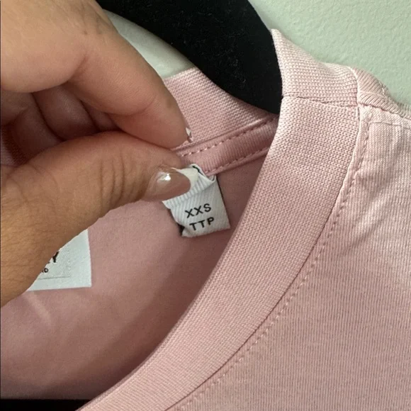 Burberry Light Pink Logo Tee - Picture 4 of 6